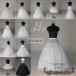  белый кринолин / черный / Princessline для взрослых свадебное платье для A линия длинное платье машина bo дракон брак 2 следующий исполнение .