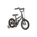  arte -ji детский велосипед BMX пассажирский колесо подставка обе стороны приложен 14 дюймовый AKB-004 матовый черный 46675
