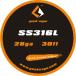 Geek Vape Wire SS316L 28Ga 30ft VAPE RBA / ٥ 磻䡼 ƥ쥹 ٴ