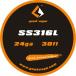 Geek Vape Wire SS316L 24Ga 30ft VAPE RBA / ٥ 磻䡼 ƥ쥹 ٴ