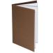  меню книжка жесткий чехол 6 страница (3 листов 6 поверхность ) A4 PRO-MFA4-6 ( Brown )