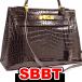  Hermes Kelly 32 вне .. подпалина чай крокодил niro TIKKA sG металлические принадлежности 0W печать темно-коричневый сумка на плечо насыщенный коричневый HERMES подлинный товар sbbt