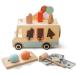 Mamimami Home из дерева тип . игрушка форма соединять мозаика Hammer игрушка - машина игрушка. . включая monte so Lee ребенок различный .