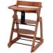 [ есть перевод специальная цена ] Япония уход за детьми складной из дерева Smart высокий стул 3 Brown (1 шт. ) стол имеется детский стул 