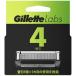 [y] P&Gji let Gillette Labs бритва (4 штук ) изменение лезвие 3 листов лезвие и больше 