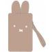  Miffy чехол для пропуска Brown лицо серии no. 4. Dick * bruna катушка есть чехол для проездного билета IC карта посещение школы ходить на работу [02] ( всего 1100 иен и больше . покупка возможно )