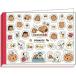  Snoopy память накладка наклейка есть слоновая кость 4 рисунок 64 листов входит Yummy Cookie Days! печенье PEANUTS симпатичный сделано в Японии квадратное [01] ( всего 1100 иен и больше . покупка возможно )