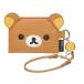  Rilakkuma катушка есть чехол для пропуска растягивать . с ремешком чехол для проездного билета IC карта посещение школы ходить на работу [02] ( всего 1100 иен и больше . покупка возможно )