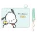  Sanrio Pochacco катушка имеется чехол для пропуска растягивать . чехол для проездного билета IC карта посещение школы ходить на работу [02] ( всего 1100 иен и больше . покупка возможно )