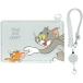  Tom . Jerry чехол для пропуска голубой растягивать . катушка с ремешком чехол для проездного билета IC карта симпатичный подарок ходить на работу посещение школы k Lux [02] ( всего 1100 иен и больше . покупка возможно )