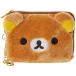 Rilakkuma мягкая игрушка чехол для пропуска лицо брелок для ключа есть soft боа производства чехол для проездного билета IC карта посещение школы ходить на работу [02] ( всего 1100 иен и больше . покупка возможно )