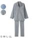  gentleman one touch pyjamas S~LL ( men's cotton . one touch tape touch fasteners type nursing )( free shipping ) ( order )