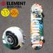 a... стандартный товар детский ELEMENT Element скейтборд Complete конечный продукт комплект размер 7.375 дюймовый BC027-410 MONSTERA Kids ребенок скейтборд 