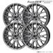  Exceeder E05II колесо 4 шт. комплект 18x7.5J 5H 120 +41 темно-серебристый (DS) / 18 дюймовый hot штат служащих HOT STUFF Exceeder E05II