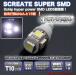 T10/T16 Wedge 3 chip hyper 5SMD LED.. light valve(bulb) white 1 piece ( mail service ) / 5LED LED valve(bulb) 
