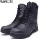 WEB price BLACK TAC #KA7023 side zipper Tacty karu boots 