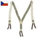 1 point if mail service possible Czech army Raver suspenders khaki USED