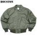  Novelty - present HOUSTONhyu- stone #5CW36P CWU-36/P flight jacket CWU36P man men's sage green blouson outer America army 