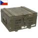  Czech army Anne mo box wood S olive USED BX101UNa-mo. medicine box tree box BOX wood box amnishona Mini shon small container 