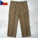 Чехия армия M-63 платье брюки Brown неиспользуемый товар PP485NN M63 vz63 форма форма правильный оборудование брюки слаксы брюки низ формальный чай цвет 