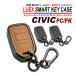  Civic хэтчбэк / седан / модель R "умный" ключ кейс цинк сплав PVC leather - высокое качество Honda 2 кнопка . покупка 