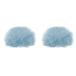 PATIKIL fur Mike windshield 7 mm x 60 mm Mike cover windshield indoor outdoors Mike for light blue 2 piece 