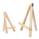 RICISUNG easel stand wooden 2 piece set desk easel Mini tripod easel multifunction photograph exhibition picture ornament . picture natural kindergarten large + small 