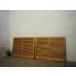yuB0796*(1)[H63cm×W81,5cm]×2 листов * Vintage * симпатичный жалюзи дизайн. старый из дерева раздвижная дверь * старый двери деревянная дверь доспехи дверь маленькое окно . чай retro A внизу 