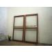 taC0786*[H104cm×W48,5cm]×2 листов * античный * тест ... есть старый дерево рамка-оправа стекло дверь * старый двери раздвижная дверь маленькое окно Akira . брать . старый дом в японском стиле воспроизведение Showa Retro L внизу 