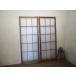 taC0921*(1)[H176,5cm×W68cm]×2 листов * Showa Retro . тест ... старый дерево рамка-оправа стекло дверь * старый двери раздвижная дверь рама старый дом в японском стиле воспроизведение блок дом б/у жилье Vintage M сосна 