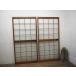 taC0924*[H176cm×W87cm]×2 листов * Showa Retro . тест ... старый дерево рамка-оправа стекло дверь * старый двери раздвижная дверь рама старый дом в японском стиле воспроизведение блок дом мир . преобразование Vintage M сосна 