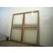 taC0941*[H138cm×W67cm]×2 листов * Vintage * ретро тест ... старый дерево рамка-оправа раздвижная дверь * старый двери окно стекло дверь рама старый дом в японском стиле воспроизведение б/у жилье Akira . брать .L внизу 