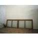 yuD0249*[H57cm×W91cm]×2 листов * Vintage * ретро старый дерево рамка-оправа стекло дверь * двери раздвижная дверь рама старый мебель старый инструмент магазин инвентарь lino беж .nA внизу 
