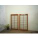yuD0264*[H82cm×W41,5cm]×2 листов * Showa Retro . тест ... старый дерево рамка-оправа стекло дверь * двери раздвижная дверь рама окно старый дом в японском стиле воспроизведение преобразование Vintage A внизу 