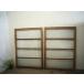 taD0587*(2)[H127cm×W89,5cm]×2 листов * ретро тест ... старый дерево рамка-оправа стекло дверь * двери раздвижная дверь рама окно стекло старый дом в японском стиле Showa Vintage L внизу 