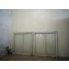taD0647*(2)[H92cm×W87,5cm]×2 листов * Vintage * симпатичный белый краска. старый дерево рамка-оправа стекло дверь * двери раздвижная дверь рама старый дом в японском стиле Cafe retro L внизу 