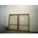 taD0654*[H104cm×W64,5cm]×2 листов * Vintage * ретро старый дерево рамка-оправа стекло дверь * двери раздвижная дверь рама старый дом в японском стиле б/у жилье lino беж .nL внизу 