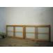 taE0082*(2)[H61cm×W101cm]×2 листов * Vintage * Showa Retro . старый дерево рамка-оправа раздвижная дверь * двери рама Akira . брать . старый дом в японском стиле воспроизведение блок дом преобразование L внизу 