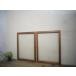 taE0288*(3)[H91cm×W65(67,5)cm]×2 листов * Showa Retro . дизайн стекло. старый дерево рамка-оправа раздвижная дверь * двери стекло дверь рама окно стекло Vintage L внизу 