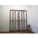 taE0304*(2)[H177cm×W67,5cm]×2 листов * Showa Retro . старый дерево рамка-оправа стекло дверь * двери раздвижная дверь рама б/у жилье преобразование фильм фотосъемка магазин инвентарь M сосна 