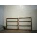 taE0534*[H88,5cm×W88(87,5)cm]×2 листов * симпатичный молдинг стекло. старый дерево рамка-оправа раздвижная дверь * двери стекло дверь окно стекло рама retro Vintage L внизу 