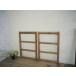 taE0593*[H85cm×W58cm]×2 листов * античный *.... стекло. дерево рамка-оправа раздвижная дверь * двери волна стекло дверь рама старый дом в японском стиле Cafe смешанные товары магазин . материал L внизу 