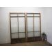 taE0803*(2)[H176cm×W91(90)cm]×2 листов * античный * тест ... есть старый из дерева раздвижная дверь * двери стекло дверь рама вход дверь старый дом в японском стиле retro M сосна 