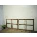 taF0036*(1)[H73cm×W95cm]×2 листов * античный * молдинг стекло ввод. старый дерево рамка-оправа раздвижная дверь * двери стекло дверь рама lino беж .n retro L внизу 