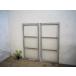 taF0229*(1)[H122cm×W56cm]×2 листов * краска. облупленное место . старый дерево рамка-оправа стекло дверь * двери раздвижная дверь окно стекло Cafe преобразование retro Vintage L внизу 