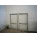 taF0231*(1)[H117cm×W63,5cm]×2 листов * краска. облупленное место . автомобиль Be . старый дерево рамка-оправа стекло дверь * двери раздвижная дверь рама маленькое окно retro Vintage L внизу 