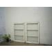 yuF0358*[H77cm×W48,5cm]×2 листов * Vintage * симпатичный белый краска. старый дерево рамка-оправа стекло дверь * двери раздвижная дверь рама маленькое окно автомобиль Be retro A внизу 