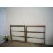 taF0434*[H87(86)cm×W87cm]×2 листов * Vintage * ретро тест ... старый дерево рамка-оправа стекло дверь * двери раздвижная дверь окно стекло рама старый дом в японском стиле строительство материал L внизу 