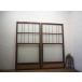 taF0607*(2)[H176,5cm×W89,5cm]×2 листов * Showa Retro . тест ... старый дерево рамка-оправа стекло дверь * двери раздвижная дверь рама мир . мир современный Vintage M сосна 