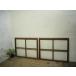 taF0832*(2)[H71cm×W89cm]×2 листов * античный *.... стекло. старый дерево рамка-оправа раздвижная дверь * двери волна стекло дверь маленькое окно старый дом в японском стиле блок дом Cafe retro L внизу 
